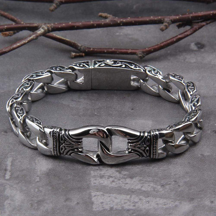 Pulsera Viking Union - Acero inoxidable