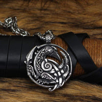 Collar Cuervo de Odín | Acero inoxidable
