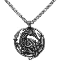 Collar Cuervo de Odín | Acero inoxidable