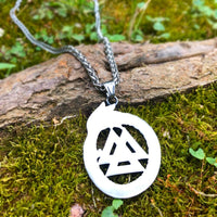 Collar de luchador valiente - Valknut