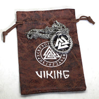 Collar de luchador valiente - Valknut