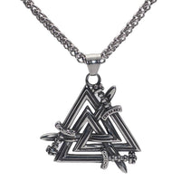 Collar Swords of the Fallen Heroes - Valknut