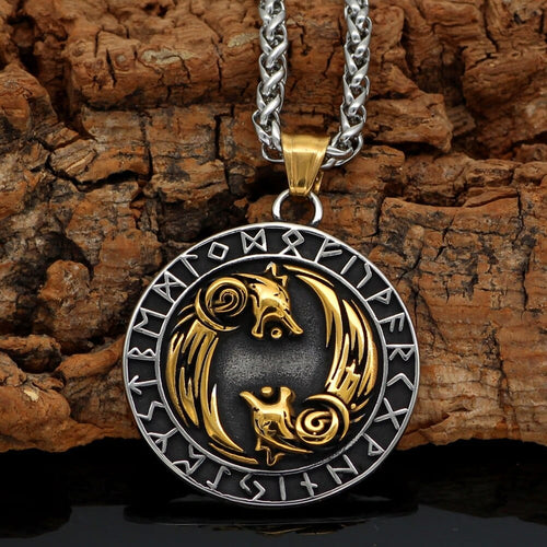 Collier Collier Geri et Freki - Loups d'Odin - Odins Hall