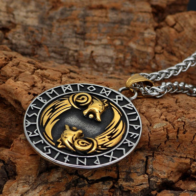 Collar Geri y Freki - Odin's Wolves