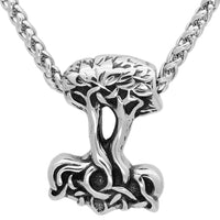 Collar Mjolnir en forma de Yggdrasil