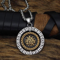 Collar Vikings Runes | Acero inoxidable