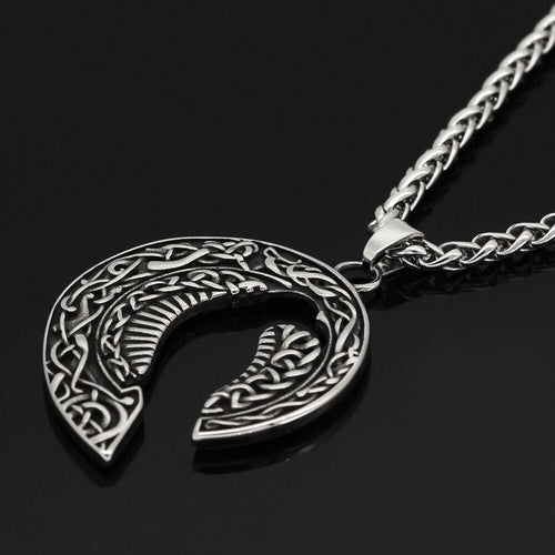 Collier Collier silhouette du corbeau d'Odin - Odins Hall