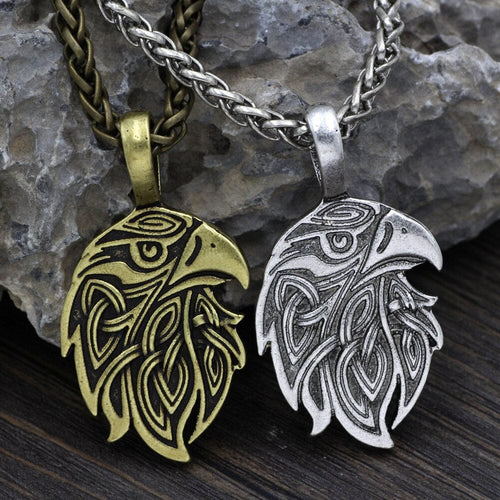 Collier Collier tête du corbeau d'Odin - Odins Hall