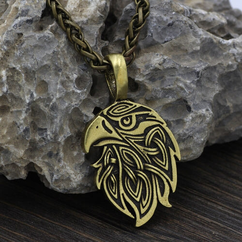 Collier Collier tête du corbeau d'Odin - Odins Hall