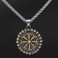 Collar Vegvisir | Acero inoxidable