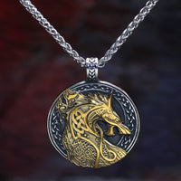 Collar Vikingo Jörmungandr la Serpiente de Midgard