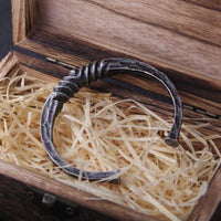 Brazalete de acero vikingo