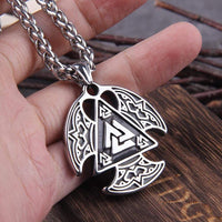 Collar de poder vikingo - Rune Valknut