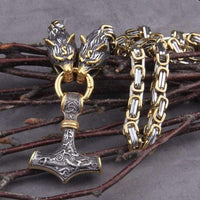 Collar de lobo vikingo - Sköll et Hati