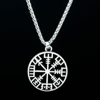 Collar Vikingo Vegvisir Brújula