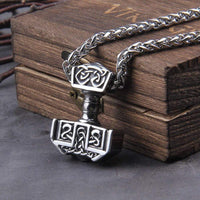 Collar Vikingo Martillo de Thor - Acero inoxidable