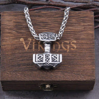 Collar Vikingo Martillo de Thor - Acero inoxidable