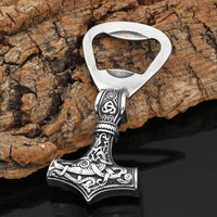 Abridor de botellas Mjolnir - acero inoxidable