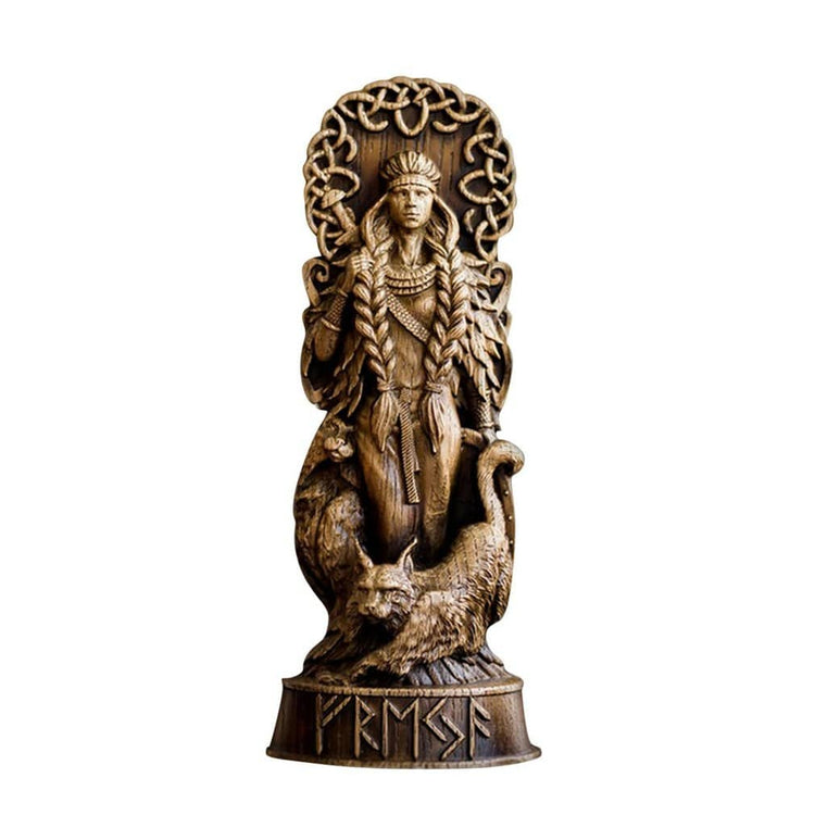 Estatuilla de los dioses vikingos en resina
